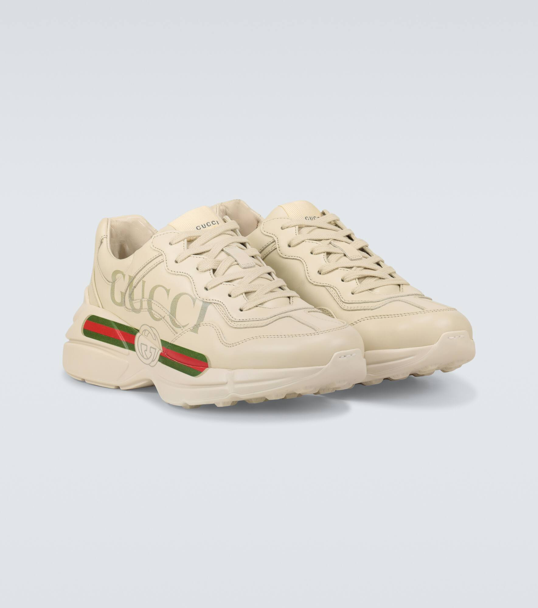 Rhyton leather sneakers - 4