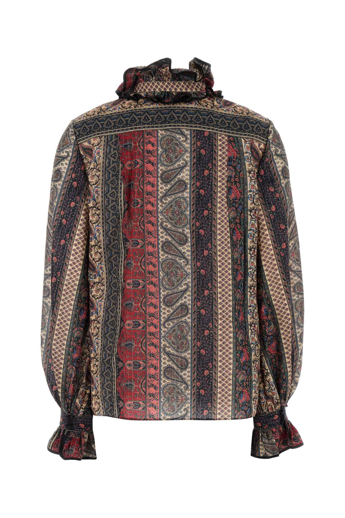 Valentino Garavani Women Printed Cotton Blend Blouse - 2