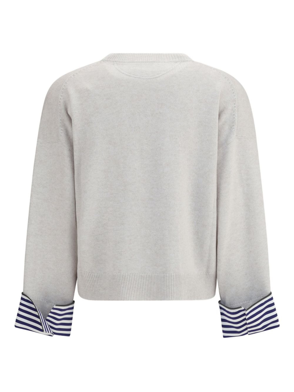 striped-cuff top - 2