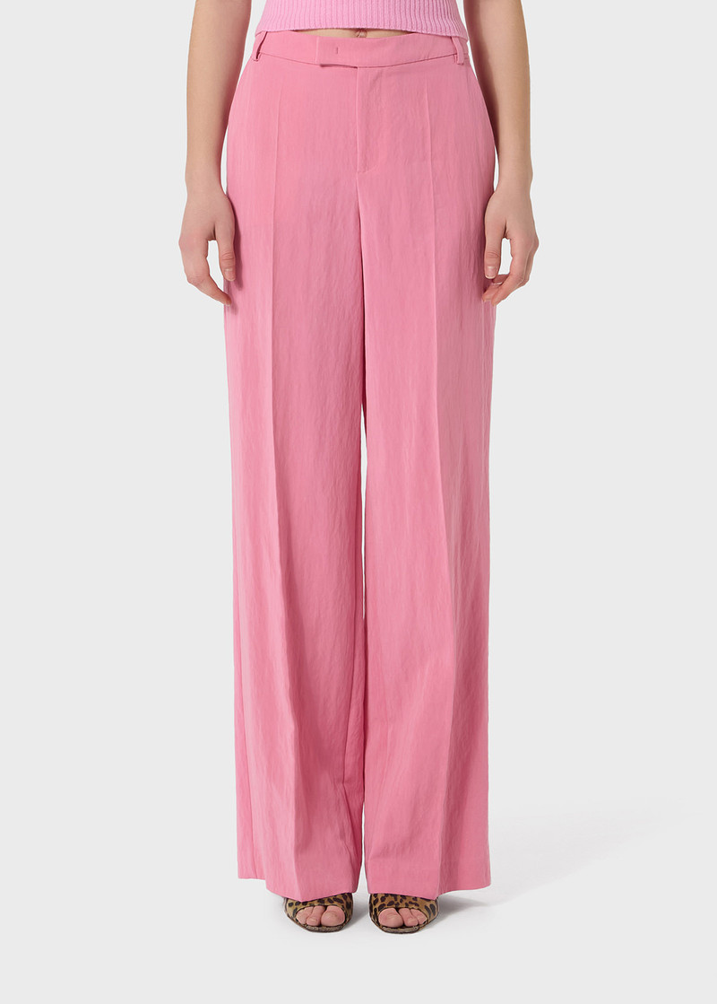WIDE-LEG PANTS IN GABARDINE 3