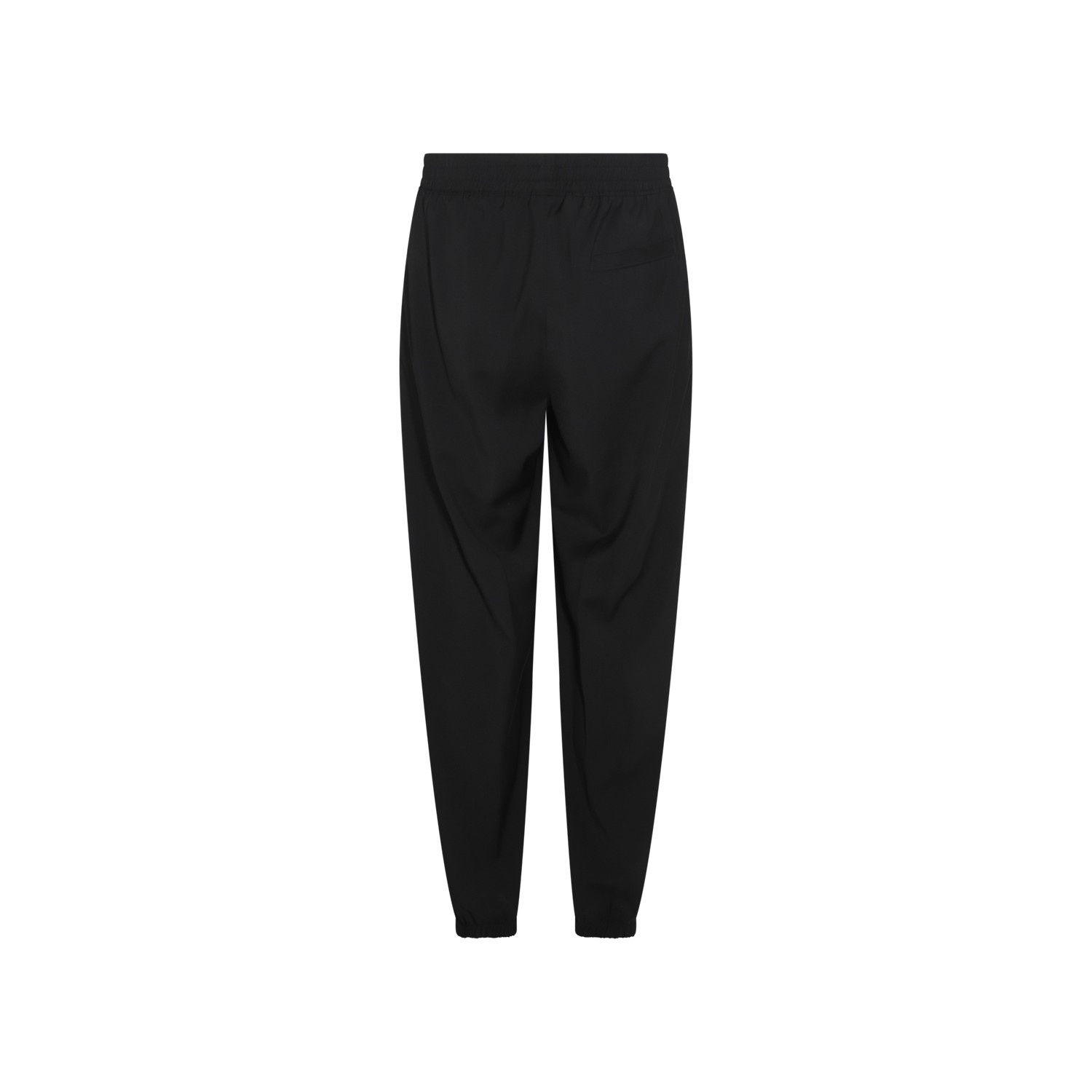 BLACK WOOL PANTS - 2