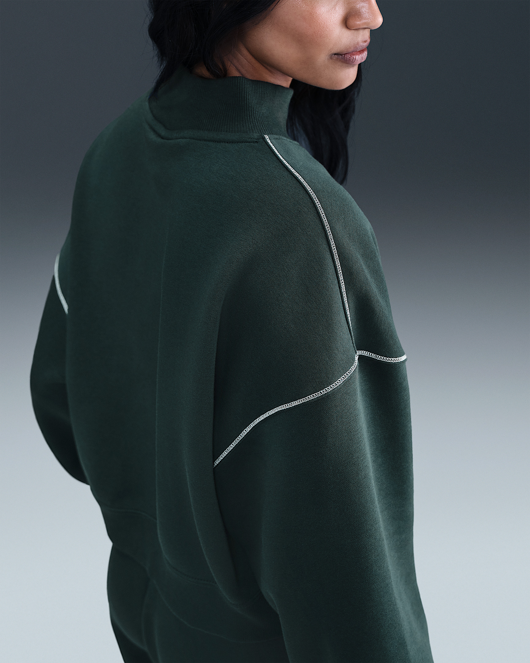 Nike Sportswear Phoenix Fleece Women's Mock-Neck Sweatshirt - 2