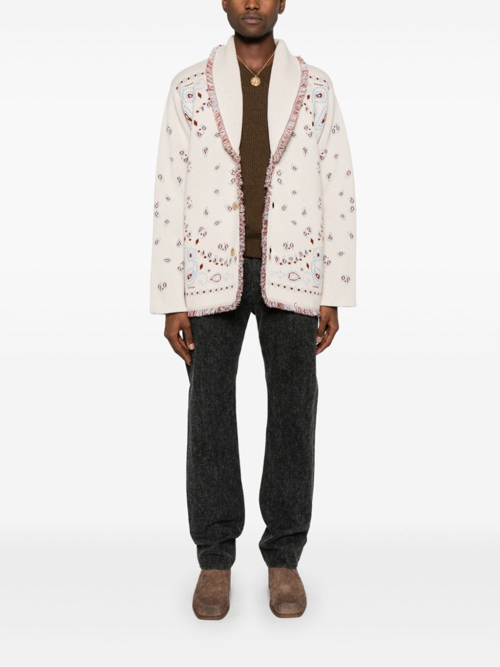 Bandana Jacquard cardigan - 2
