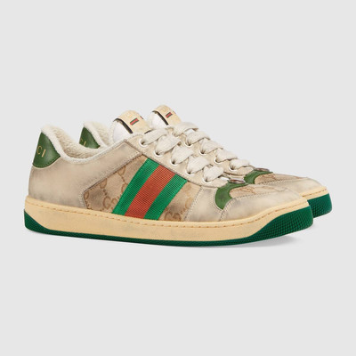 GUCCI Women's Screener leather sneaker outlook