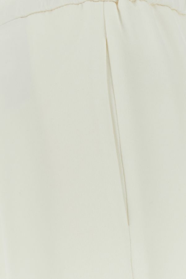 パンツ VALENTINO IVORY CADY COUTURE WIDE-LEG PANT Valentino Garavani Ivory Cady Couture Wide-leg Pant