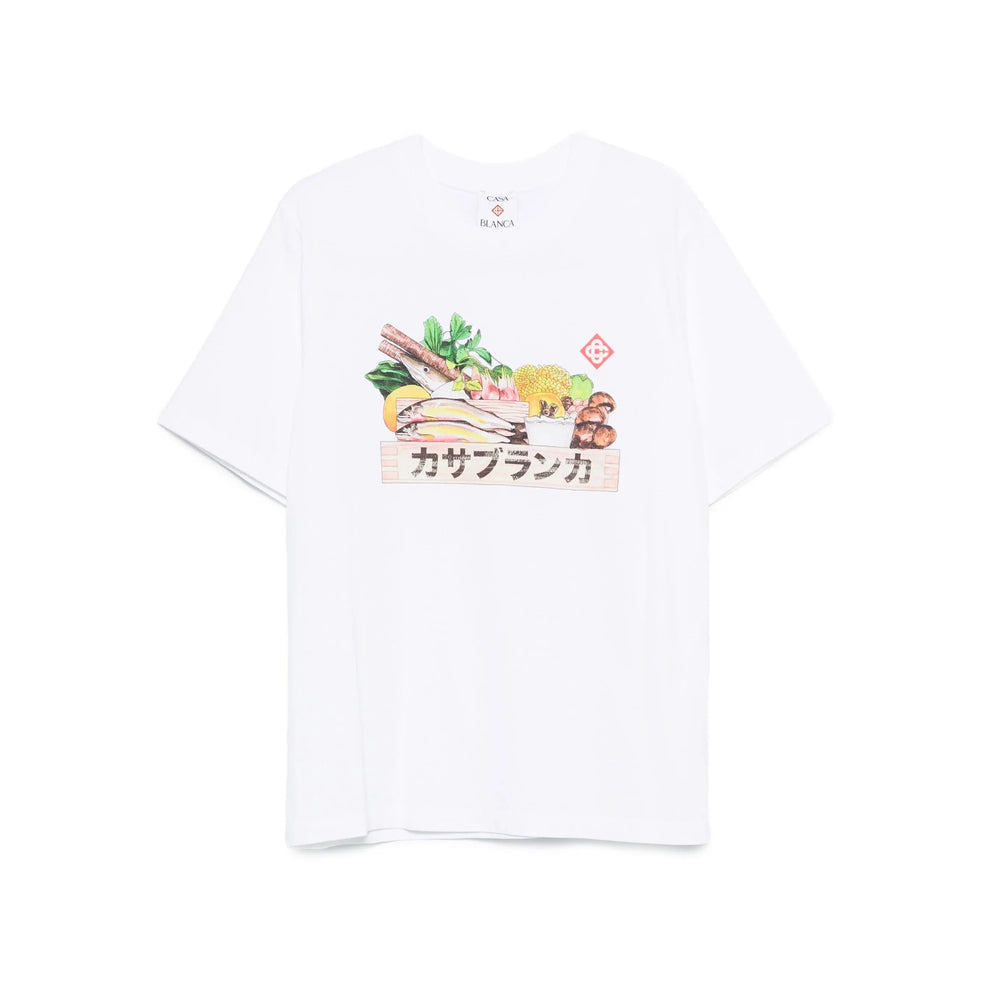 Casablanca White T-Shirts & Vests - T-Shirts Men - 1