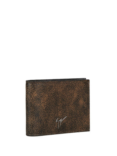 Giuseppe Zanotti Albert crackle-effect wallet outlook