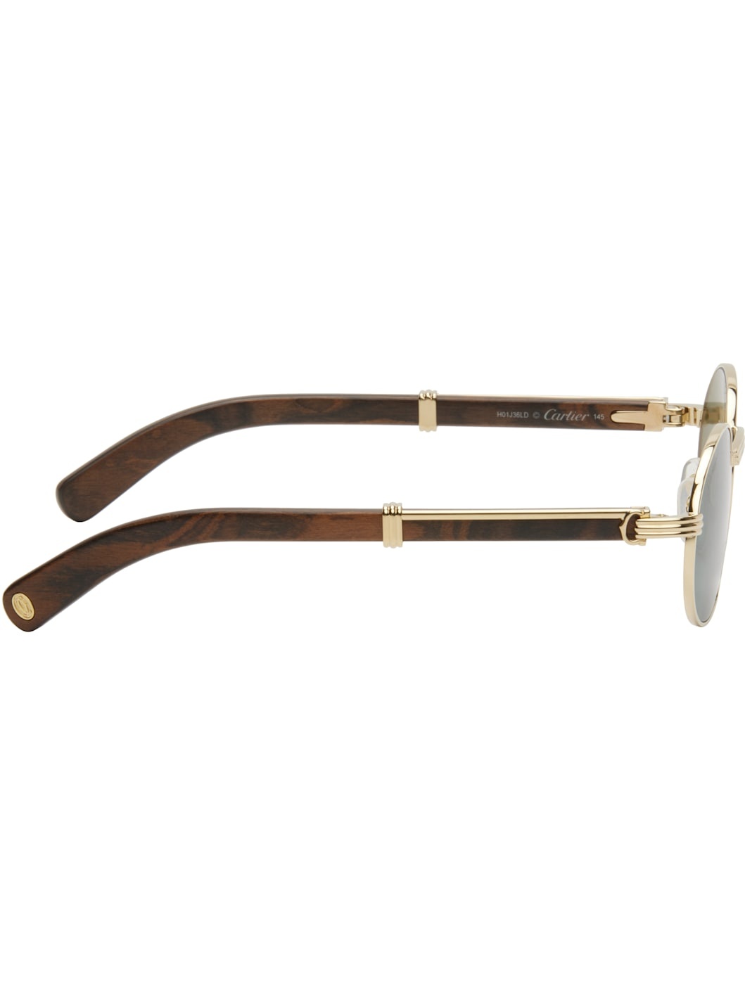 Gold 'Première de Cartier' Sunglasses - 2