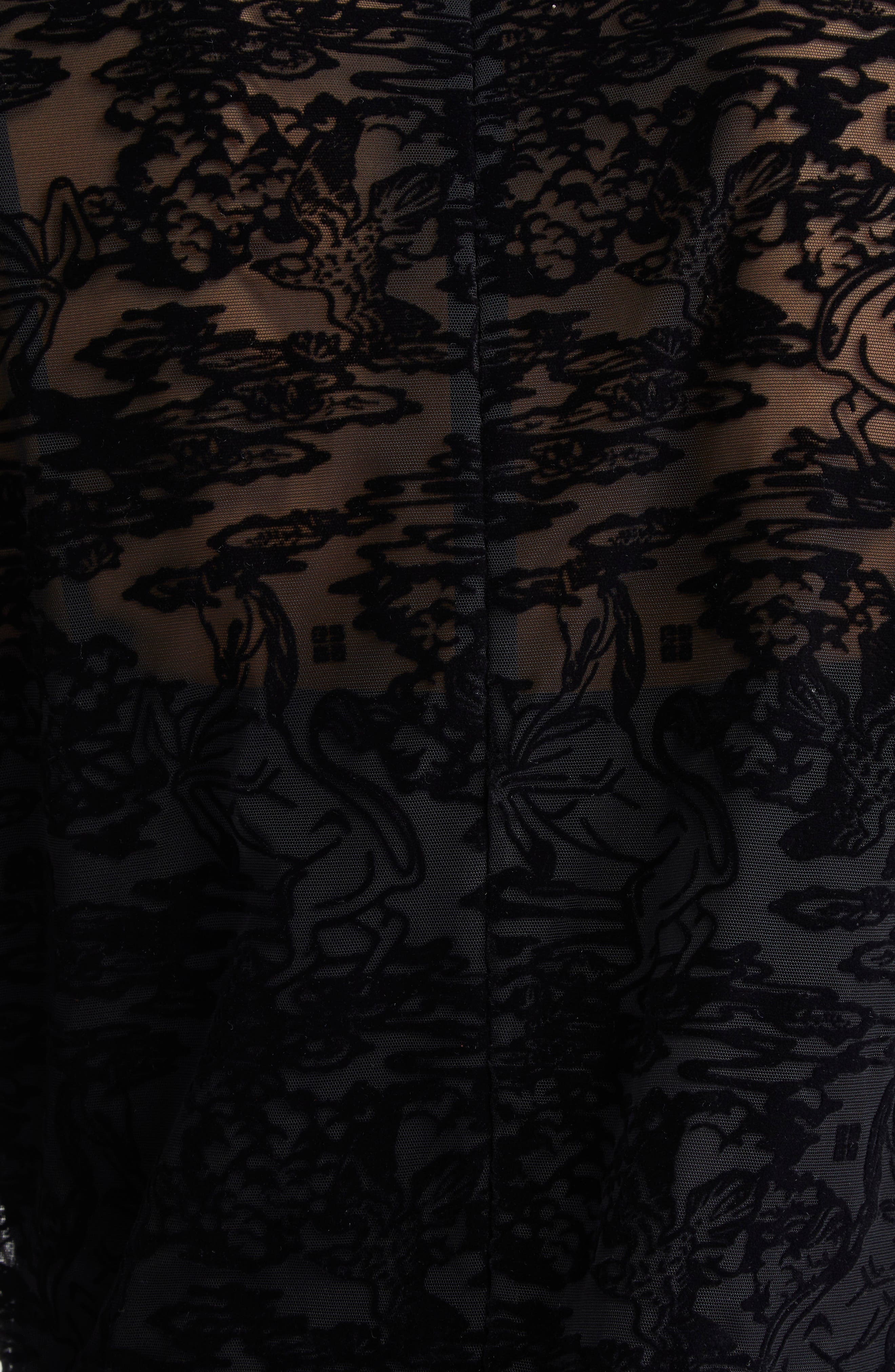 Givenchy Tattoo Print Long Sleeve in Black at Nordstrom - 6