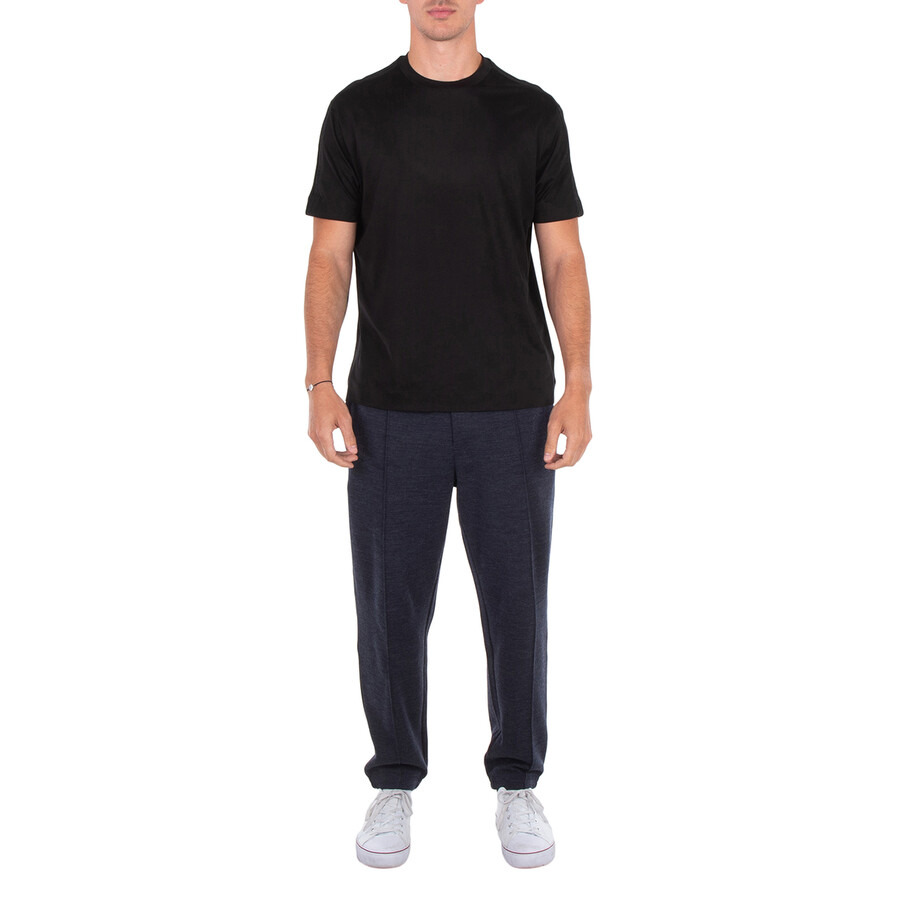 Emporio Armani Logo Tape Lyocell-Blend T-Shirt - 3