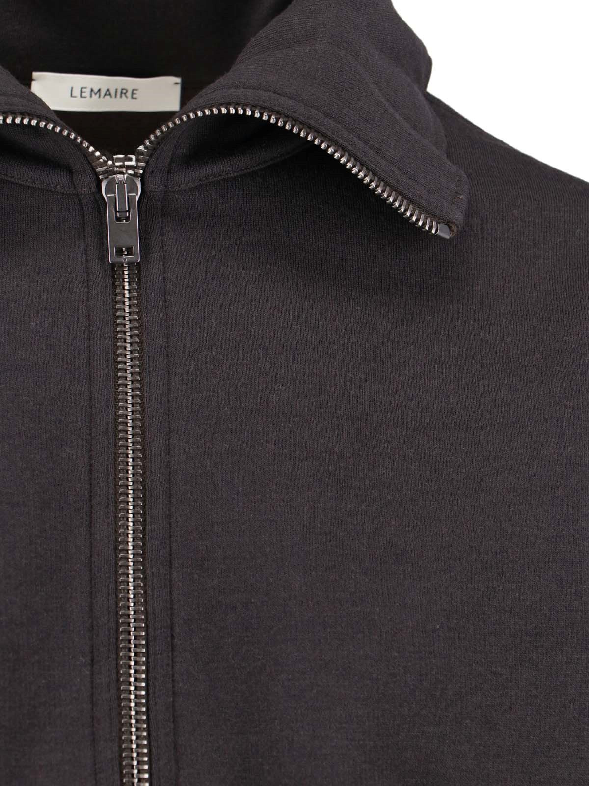 ZIP WOOL BLEND SWEATSHIRT - 3