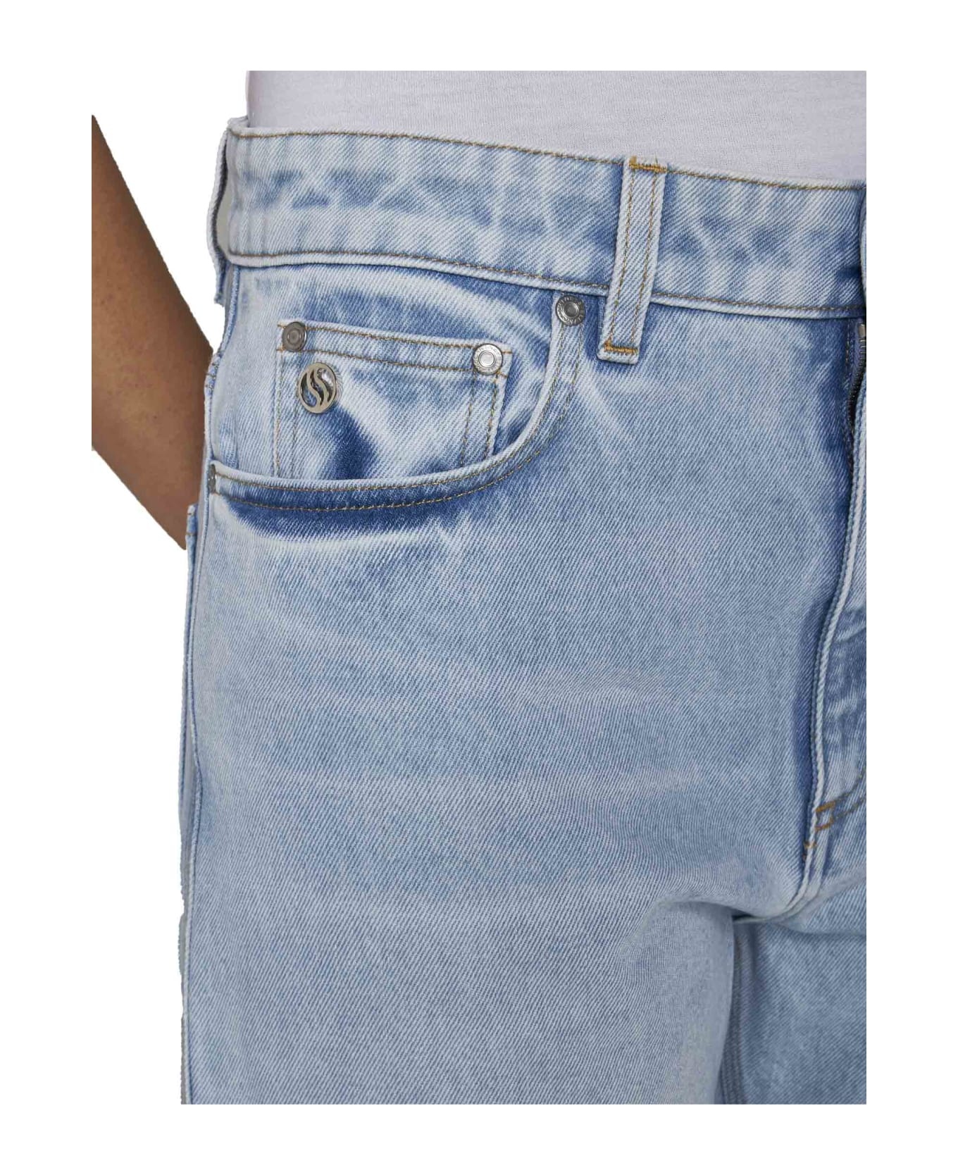 Banana Leg Utility Jeans - 5