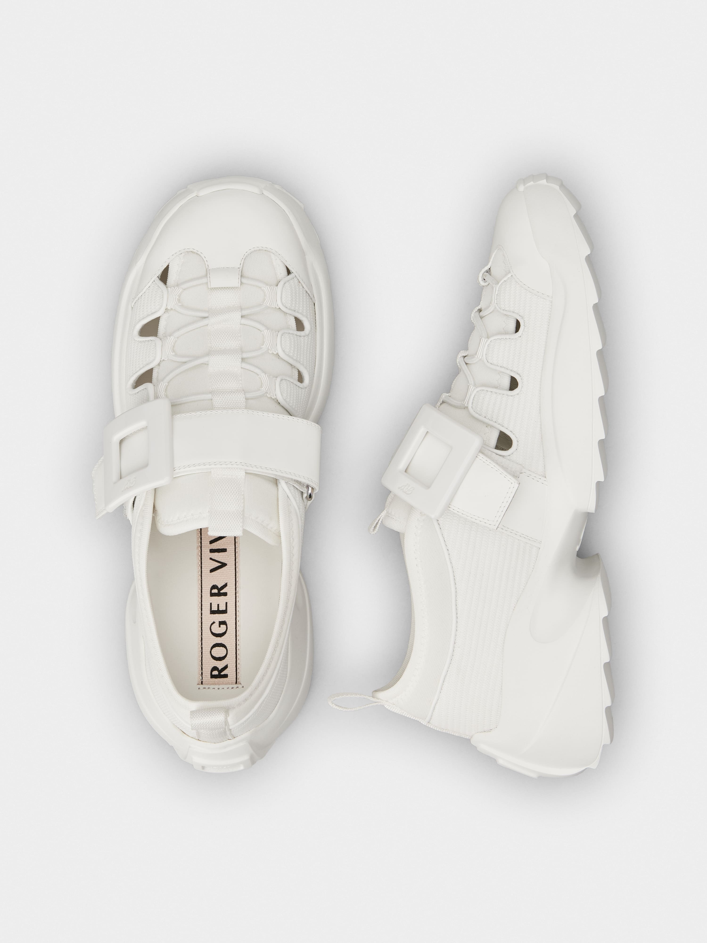 Viv' on the Run Trekky Sneakers in fabric and leather - 4
