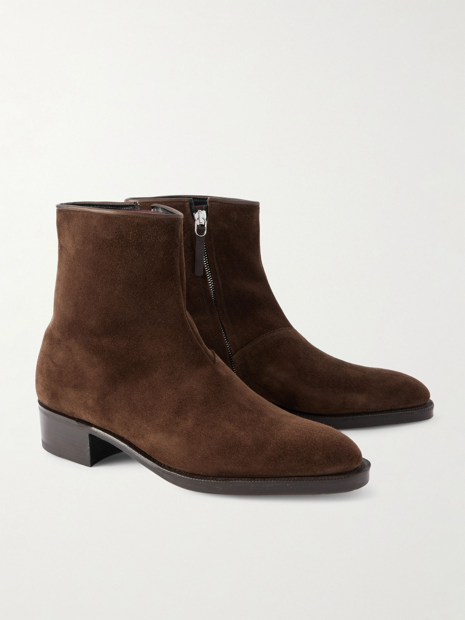 Freddi Suede Boots Brown - 4