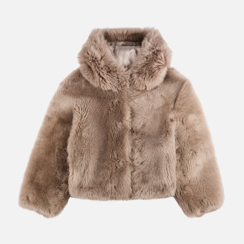 Jacket in shearling fur 1
