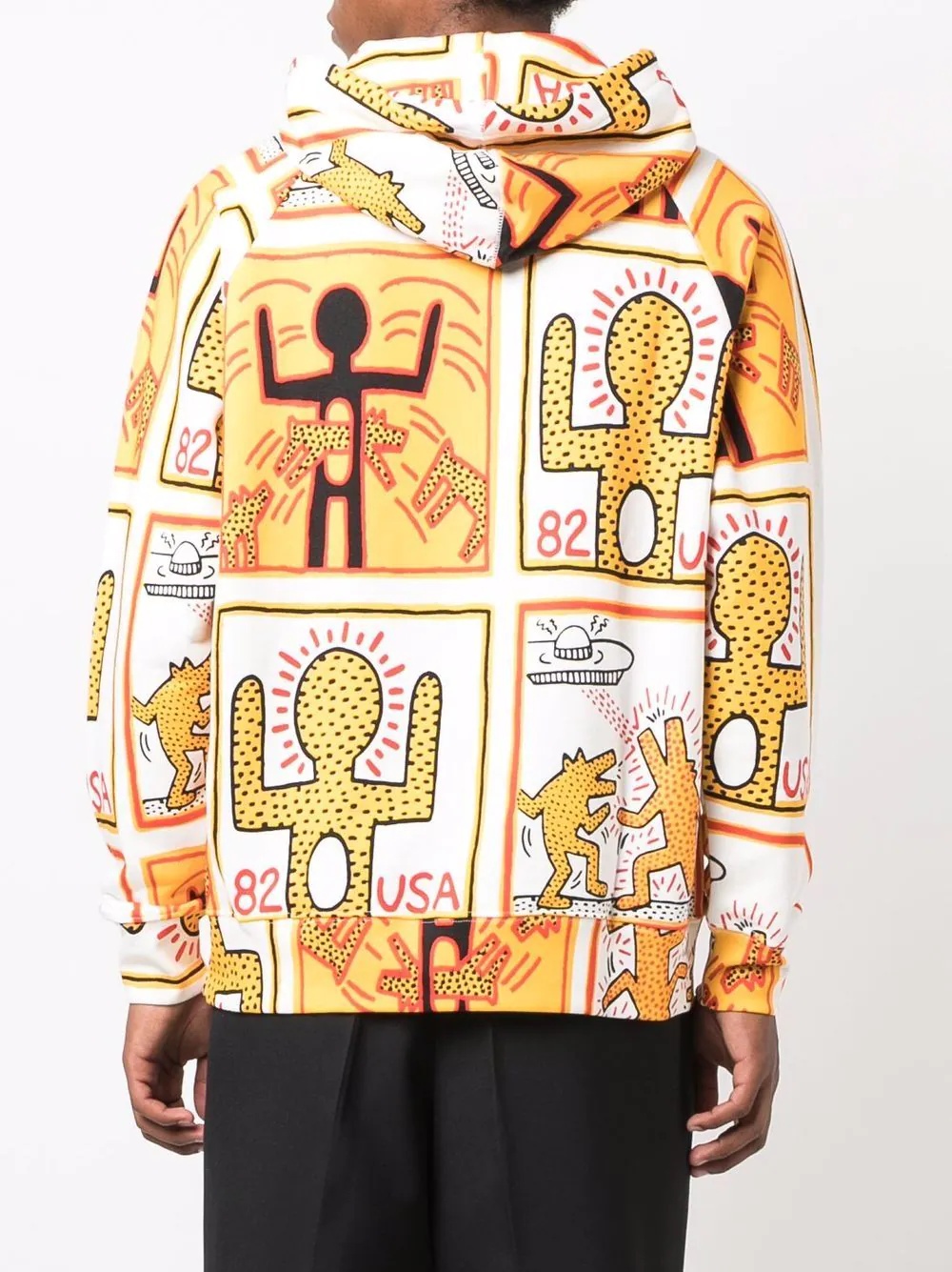 x Keith Haring organic cotton hoodie - 4