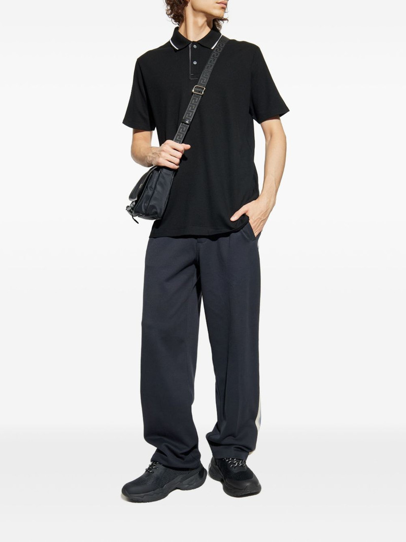 Paul & Shark contrasting-trim polo shirt outlook