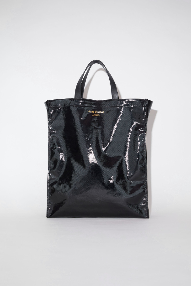 Shiny tote bag - Black 1