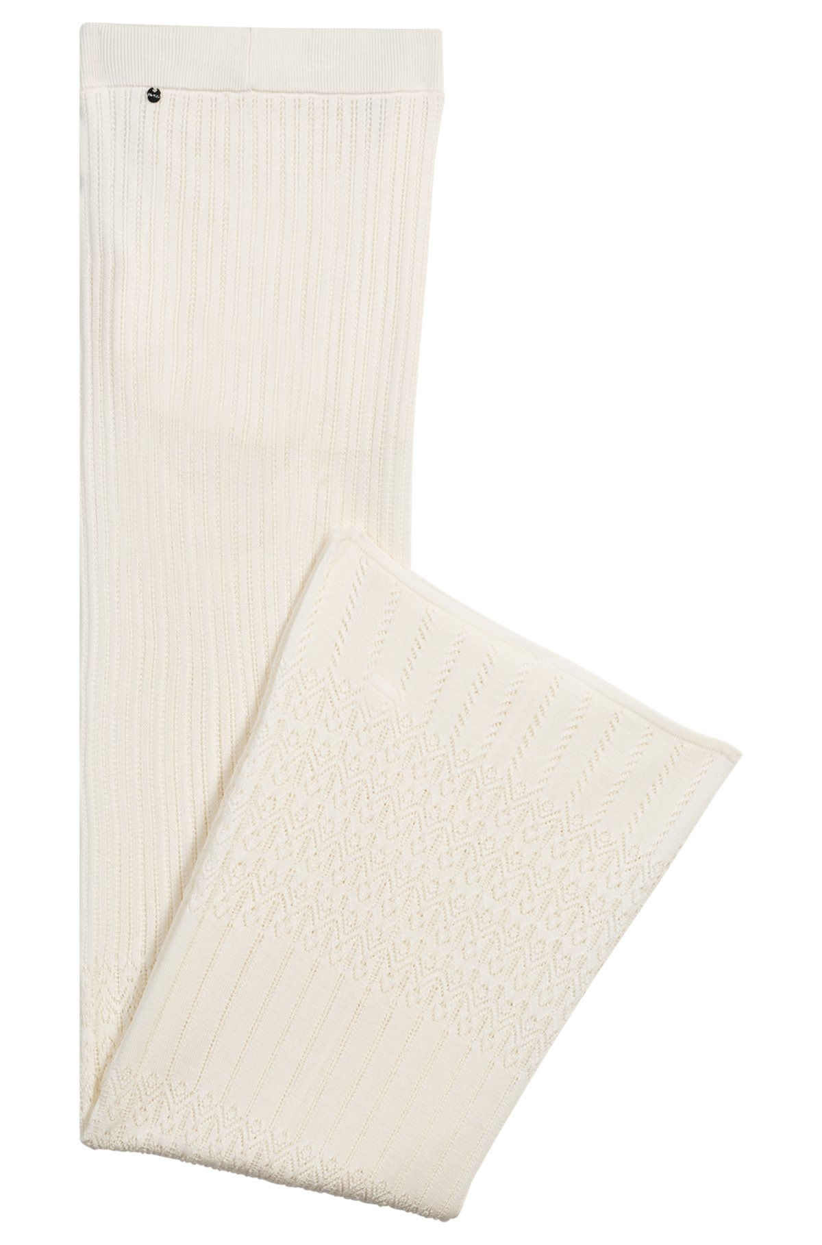 KNITTED TROUSERS IN STRETCH FABRIC WITH MIXED STRUCTURES - 6
