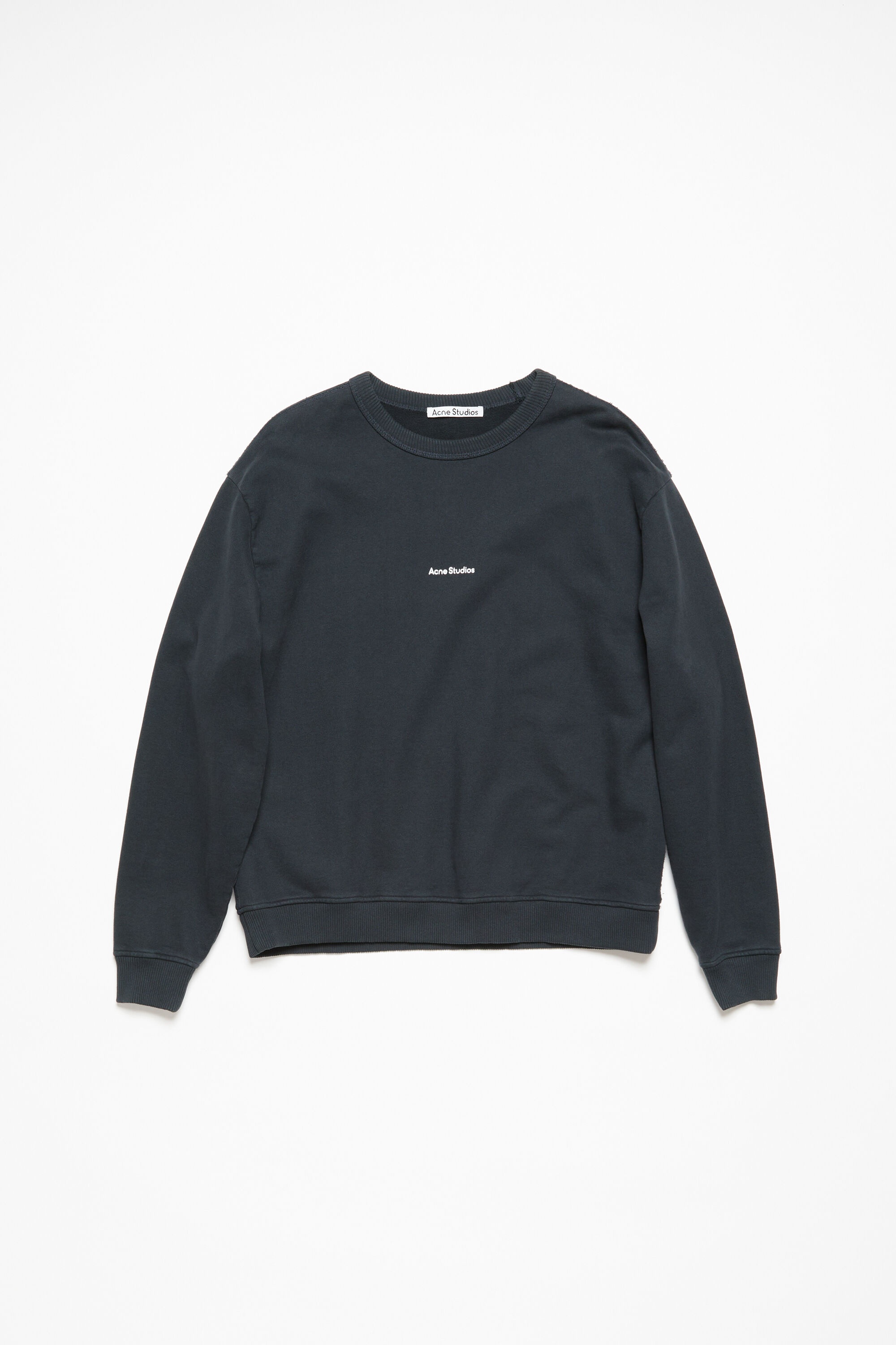 Stamp logo sweatshirt - Black - 6