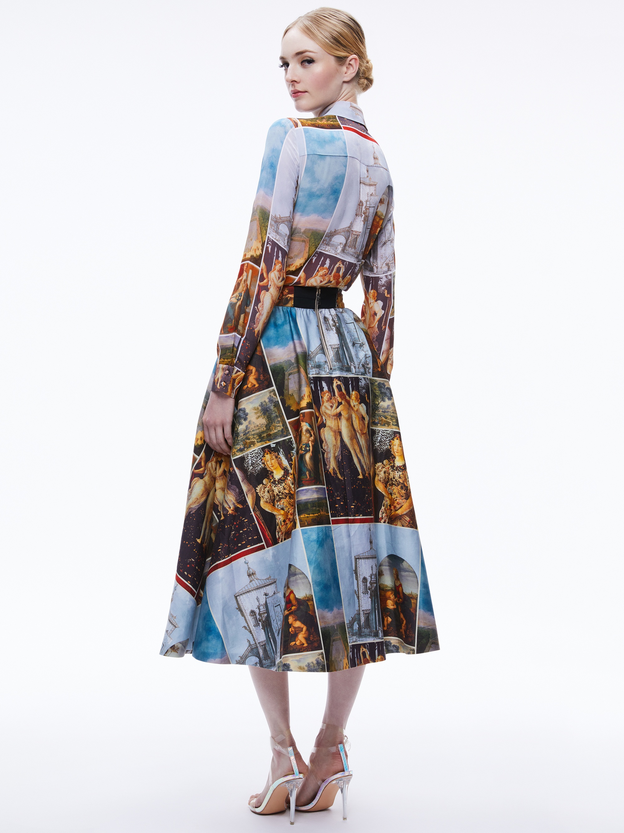 EARLA HIGH WAISTED MIDI SKIRT - 3
