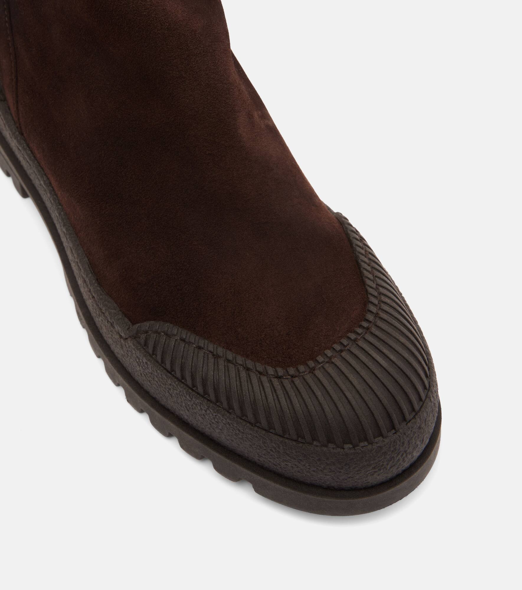 Rugged suede ankle boots - 5