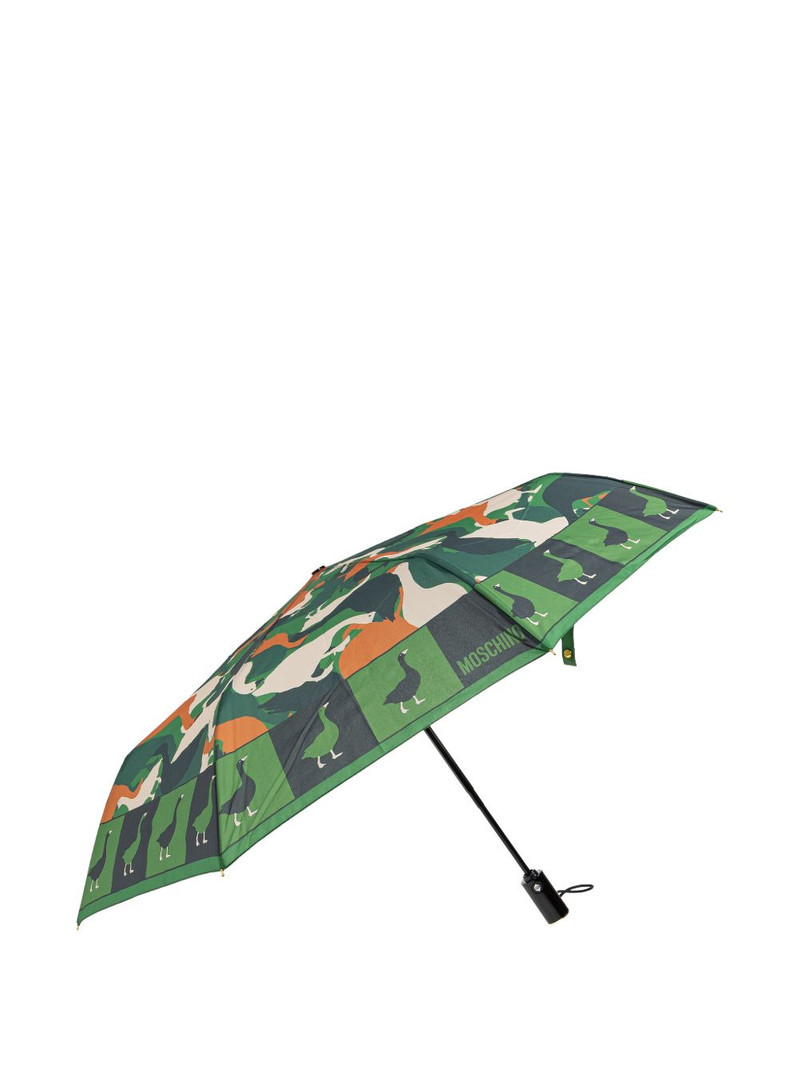 Moschino duck-print umbrella outlook