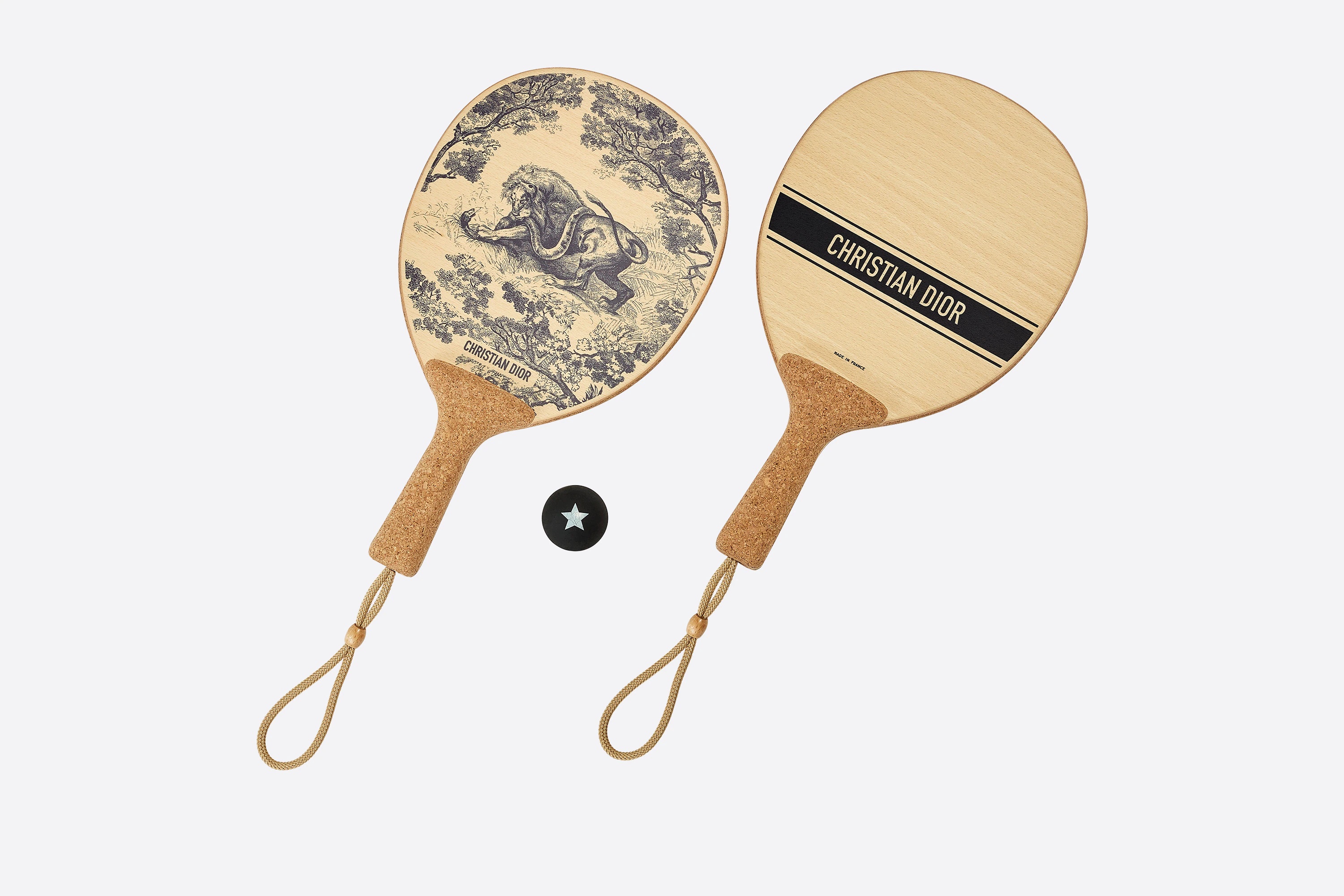 Set of 2 Beach Rackets and Balls - 2