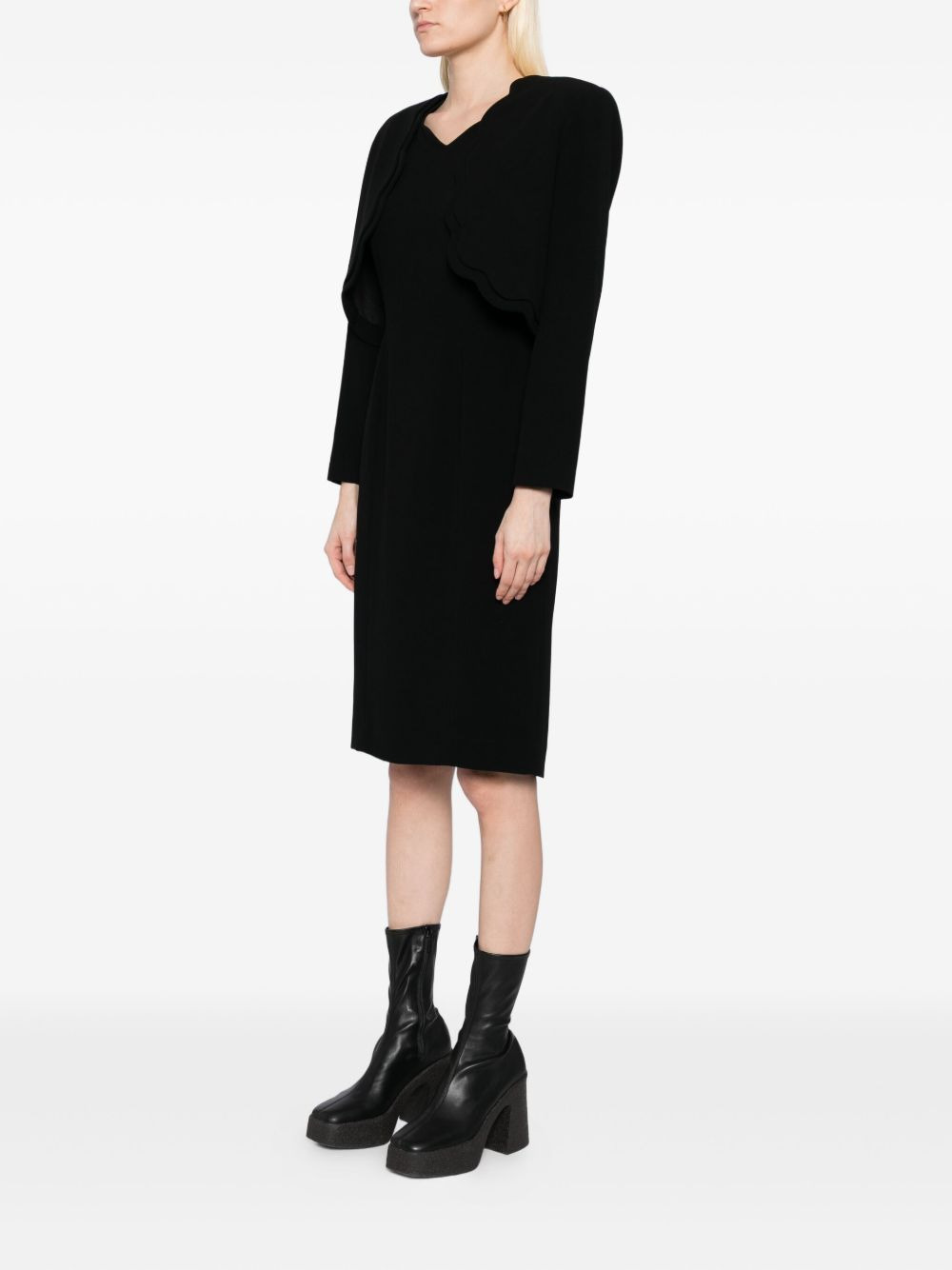1990-2000s setup suit jacket dress - 3