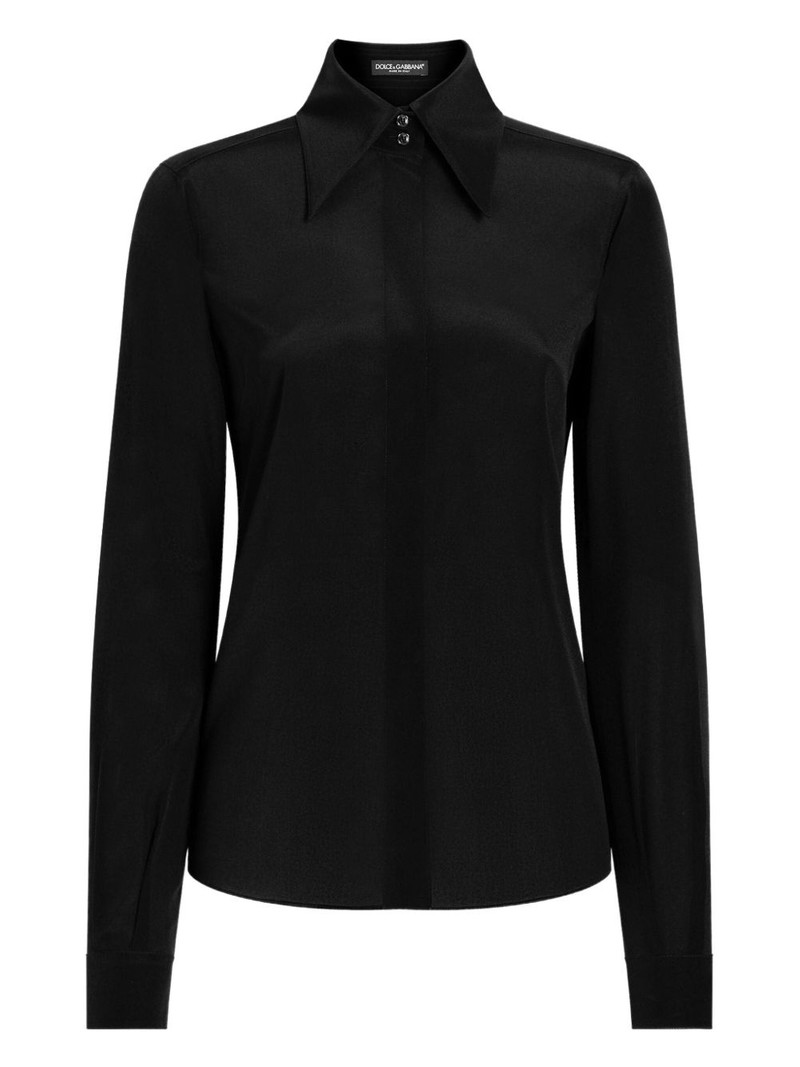 pointed-collar shirt 1