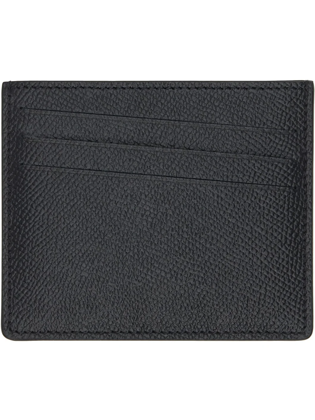 Black Slim 6 CC Card Holder - 1