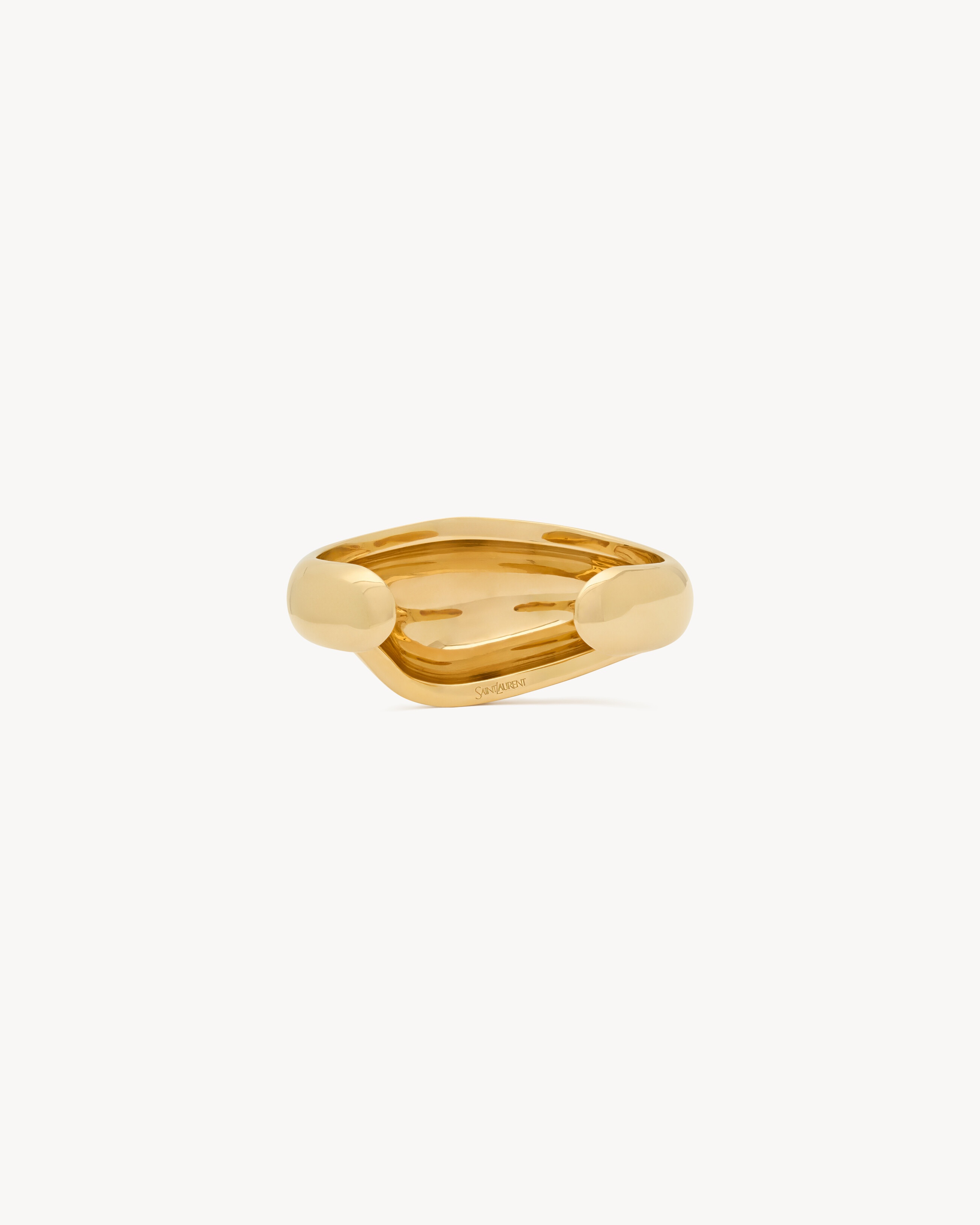 TEARDROP DOME CUFF IN METAL - 5
