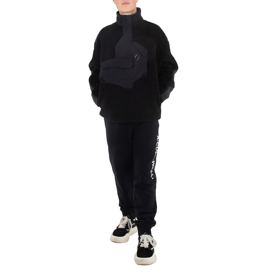 A Cold Wall Black Essentials Logo-Print Track Pants - 6