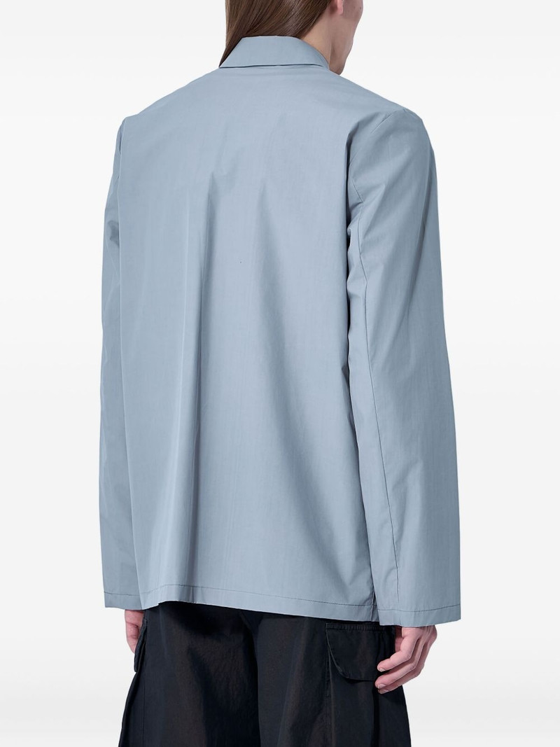 flap-pocket cotton shirt jacket 4