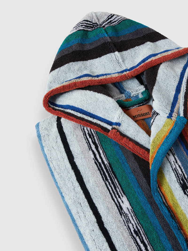 Wooden terry cotton bathrobe 3