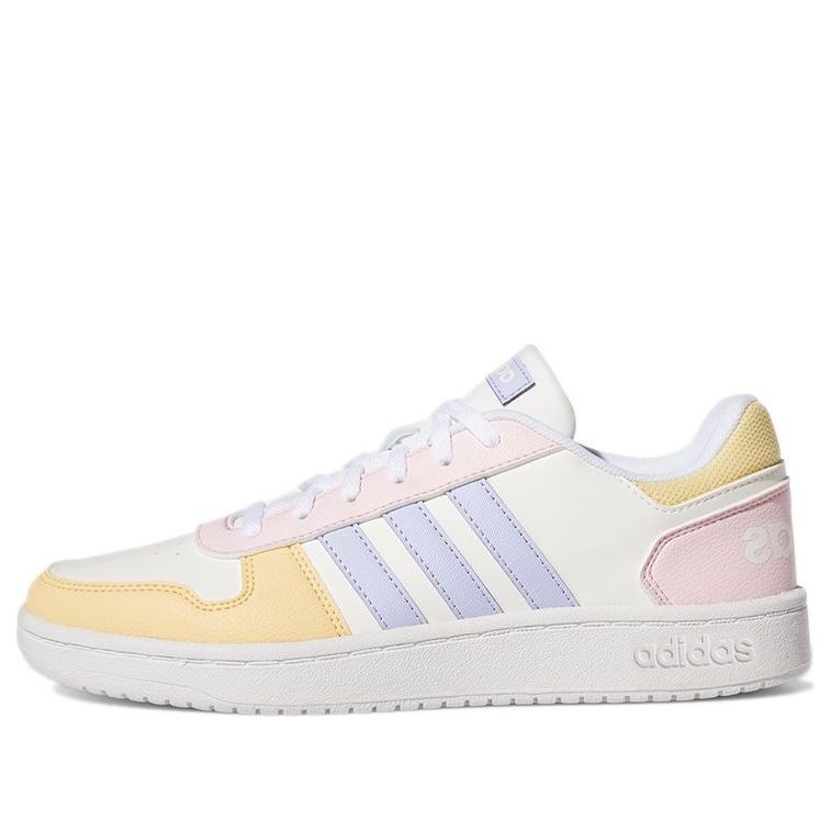 (WMNS) adidas Neo Hoops 2.0 'White Yellow Pink' GY5903 - 1