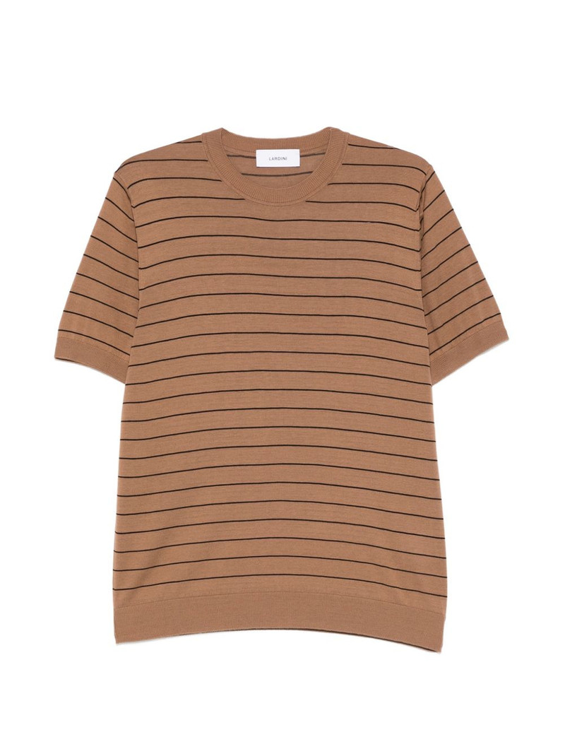 striped knit T-shirt 1