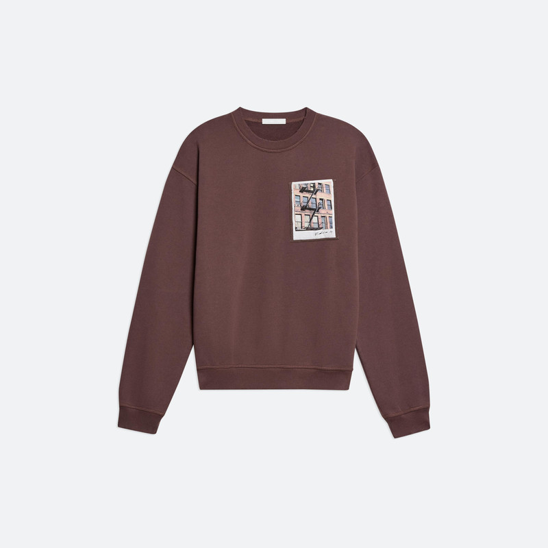 POSTCARD CREWNECK: BROOKLYN 1
