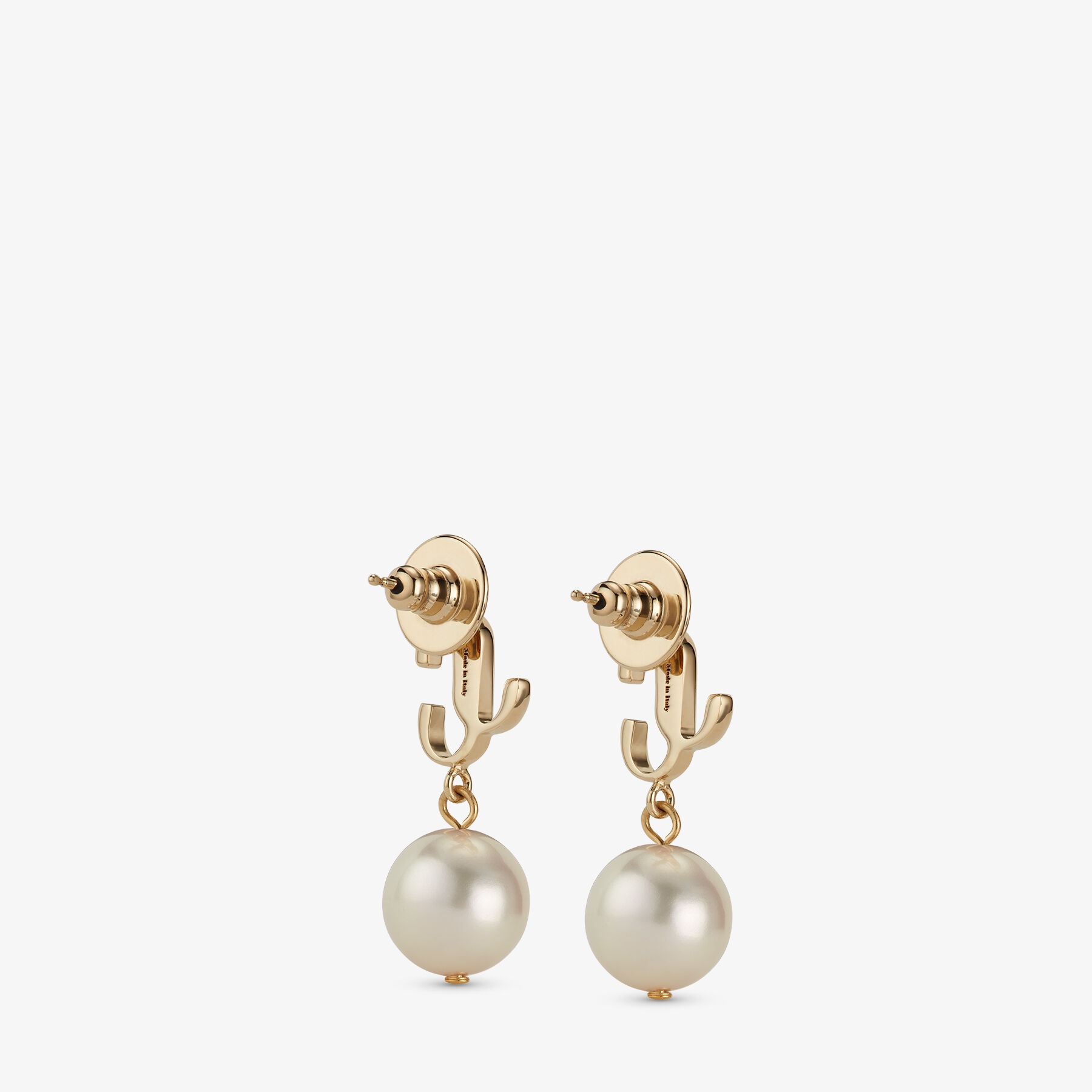 JC Pearl Earring
Gold-Finish Metal JC Pearl Stud Earrings - 4