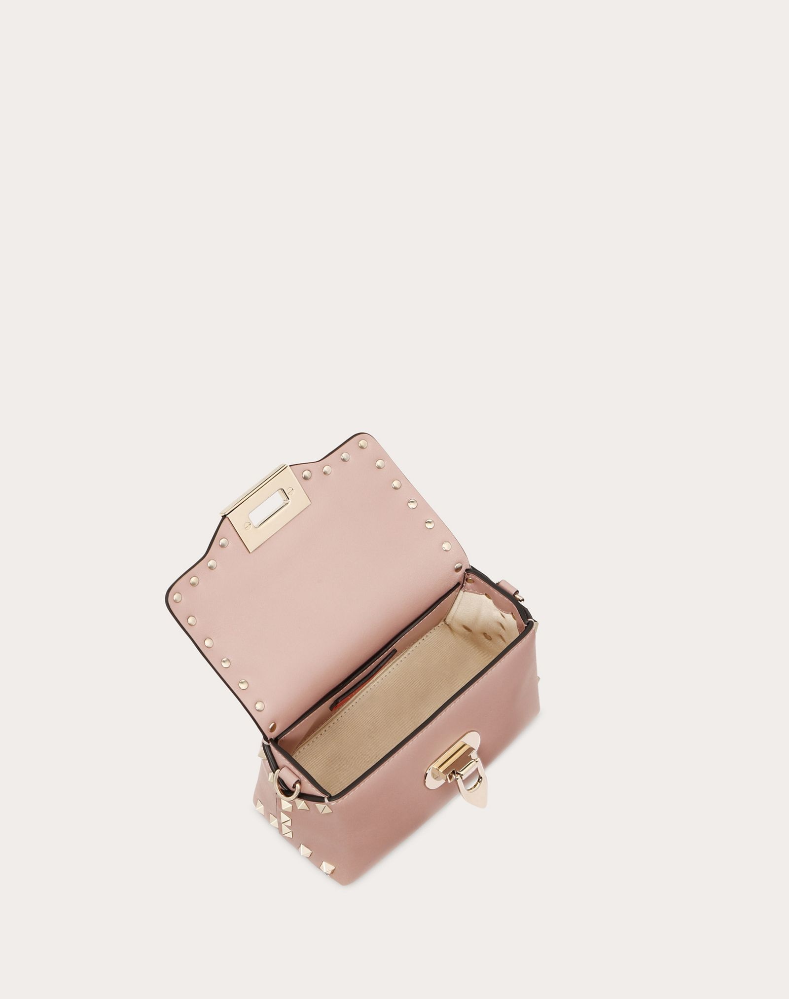 Mini Rockstud Calfskin Crossbody Bag - 4