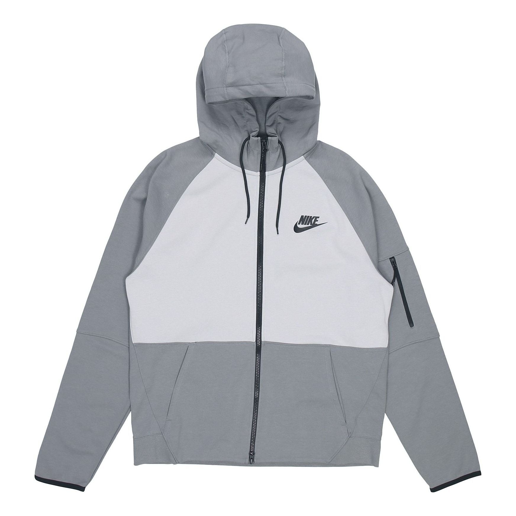 Men's Nike Tech-Pack Zipper Drawstring Hood Casual Jacket Gray DD5285-077 - 1