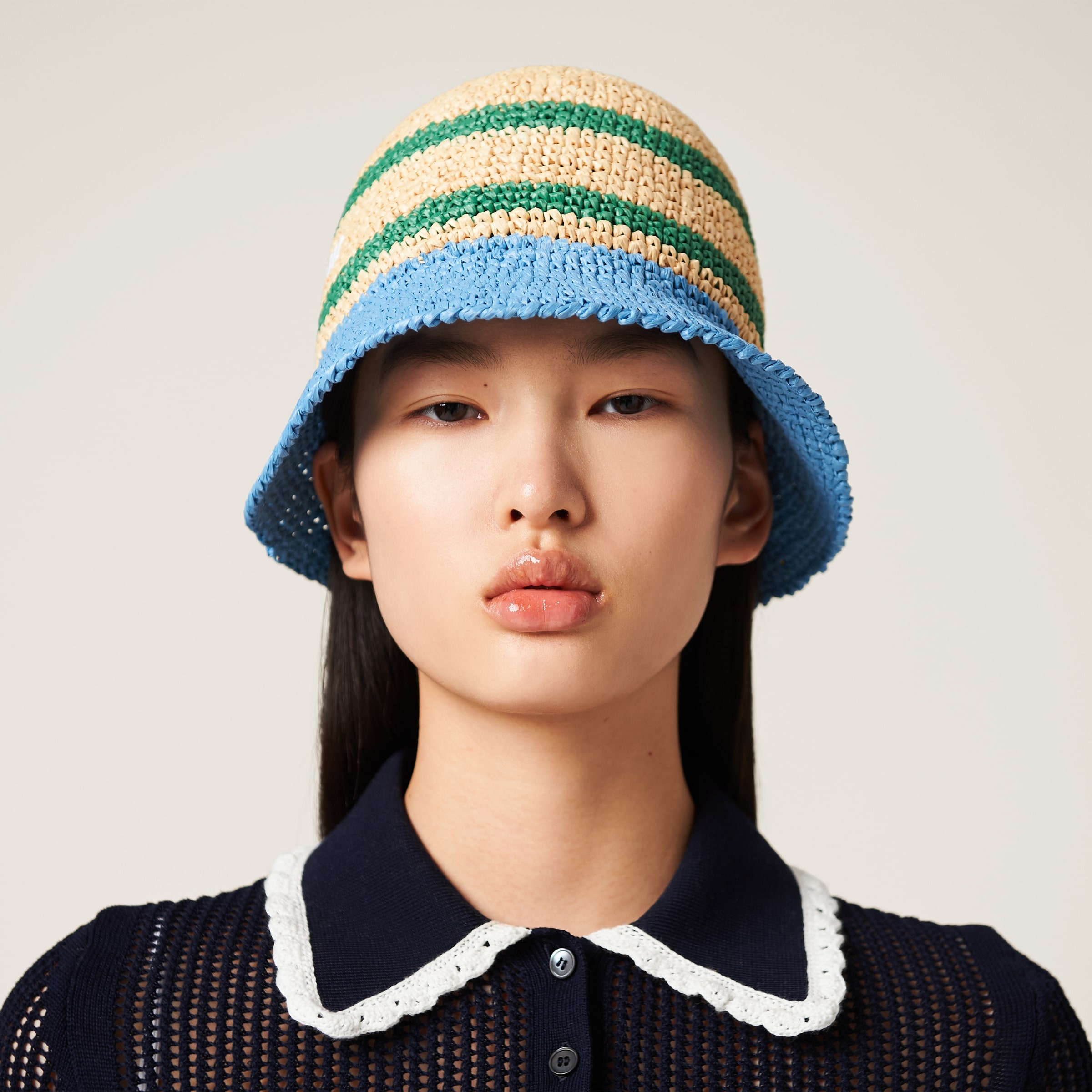 Viscose raffia hat - 1