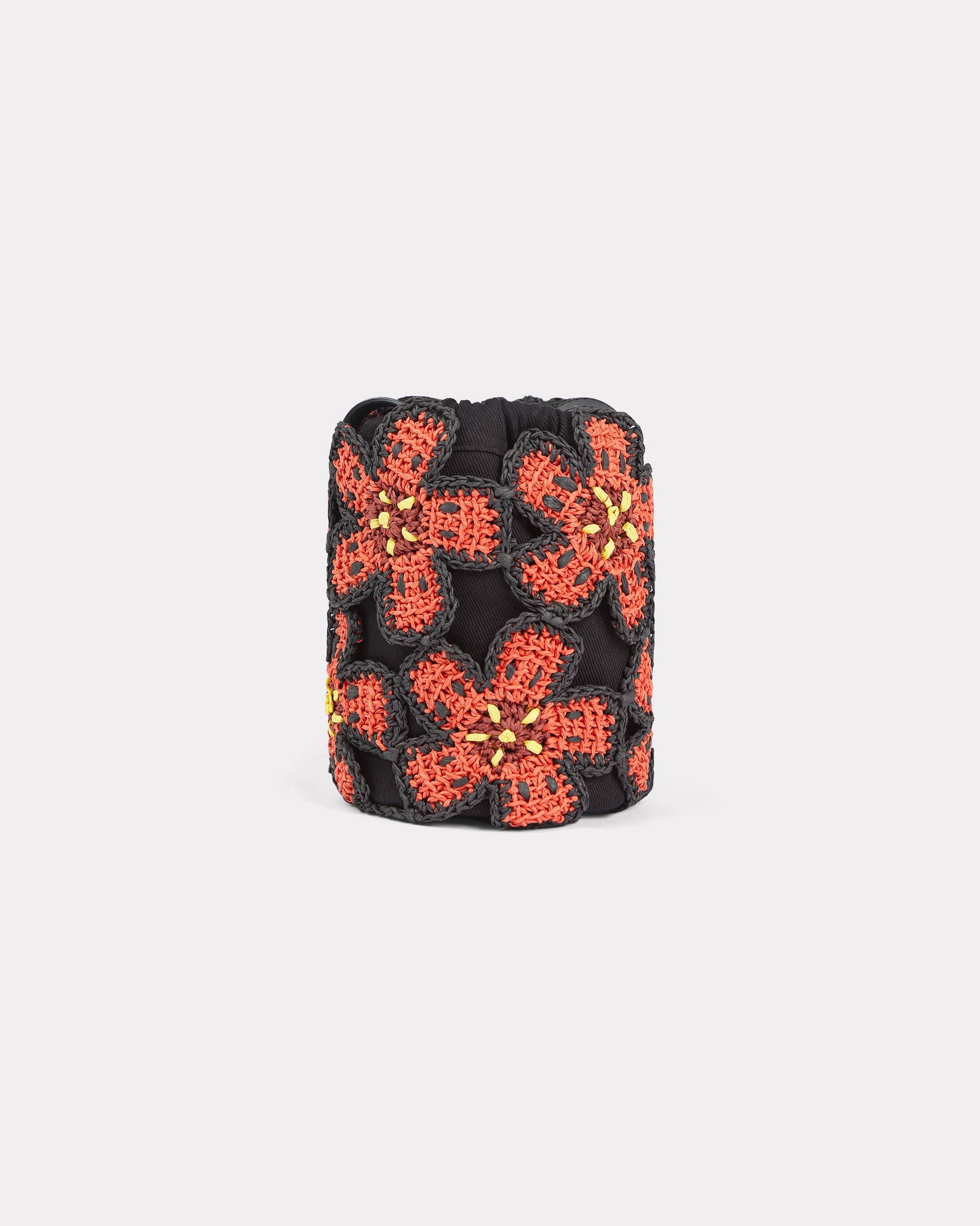 'KENZO Beach' straw floral bucket bag - 2