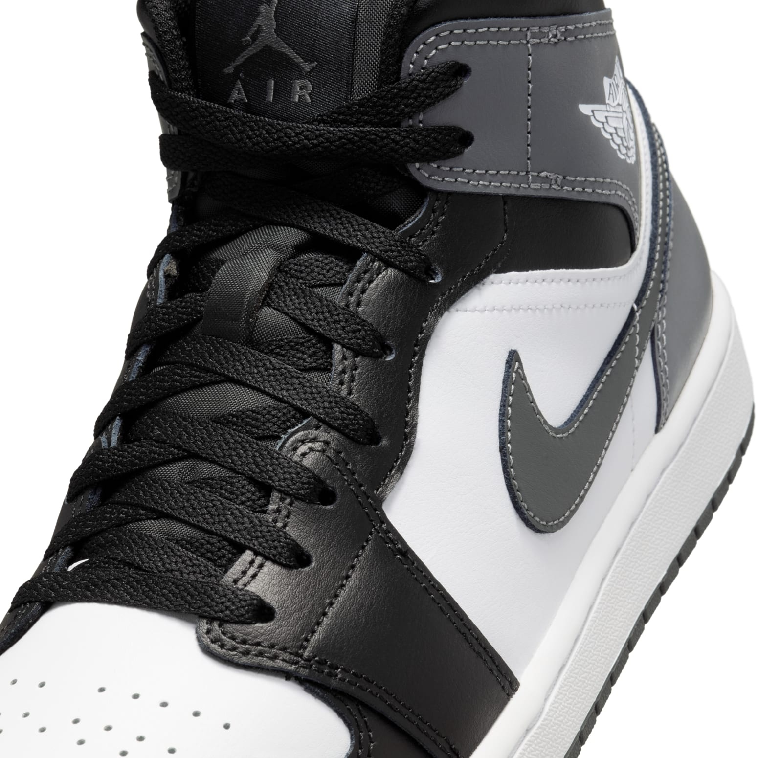 Air Jordan 1 Mid 'Black Iron Grey' DQ8426-001 - 7