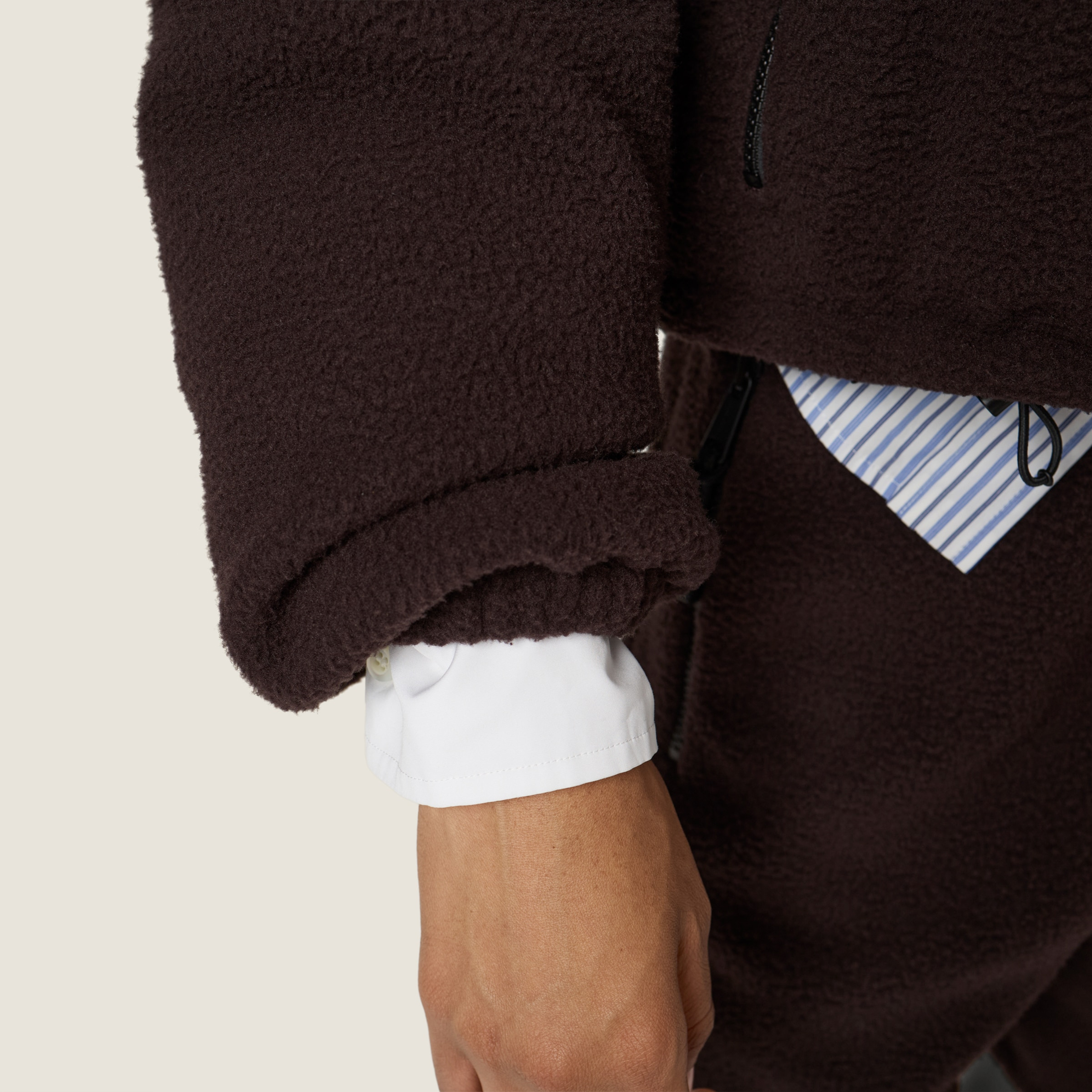Fleece down jacket - 5