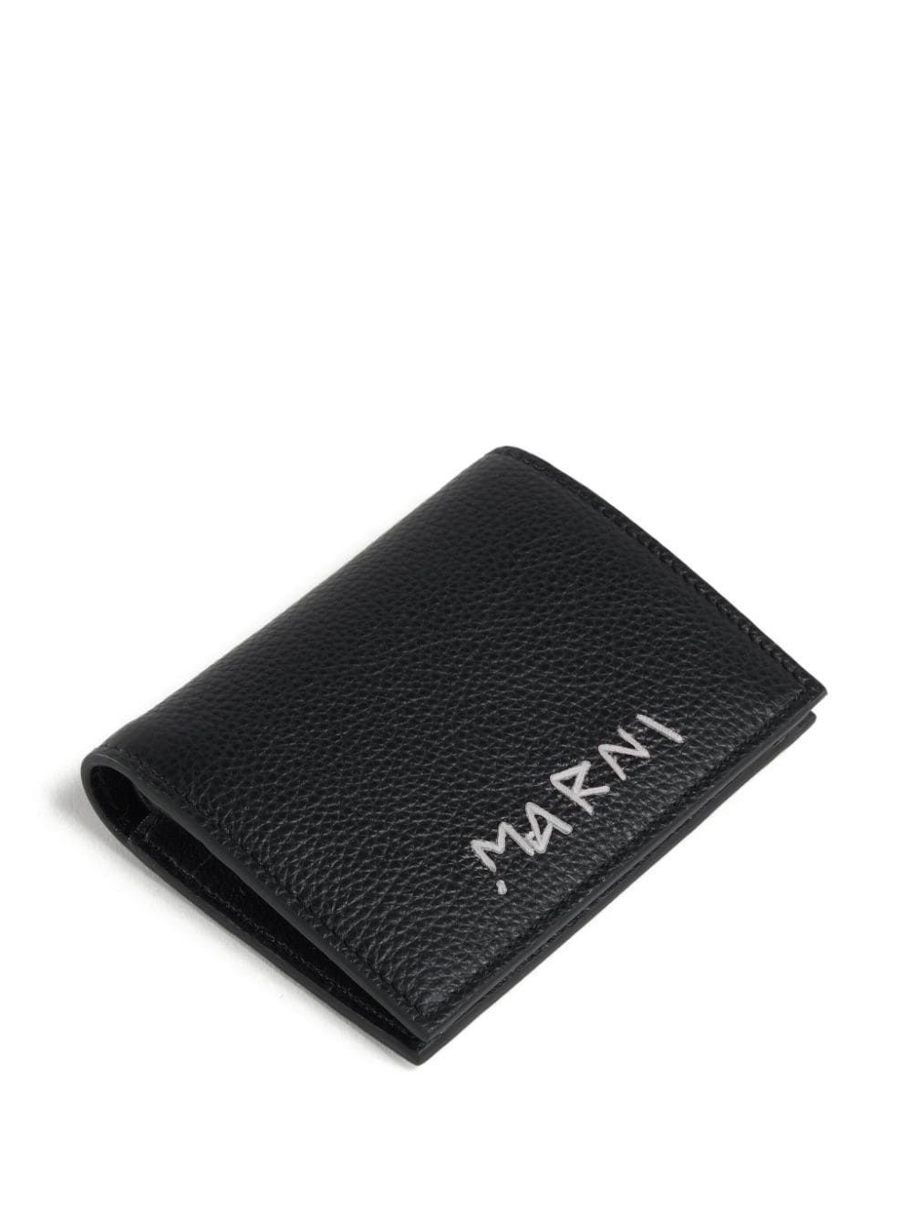 logo-embroidered billfold wallet - 5