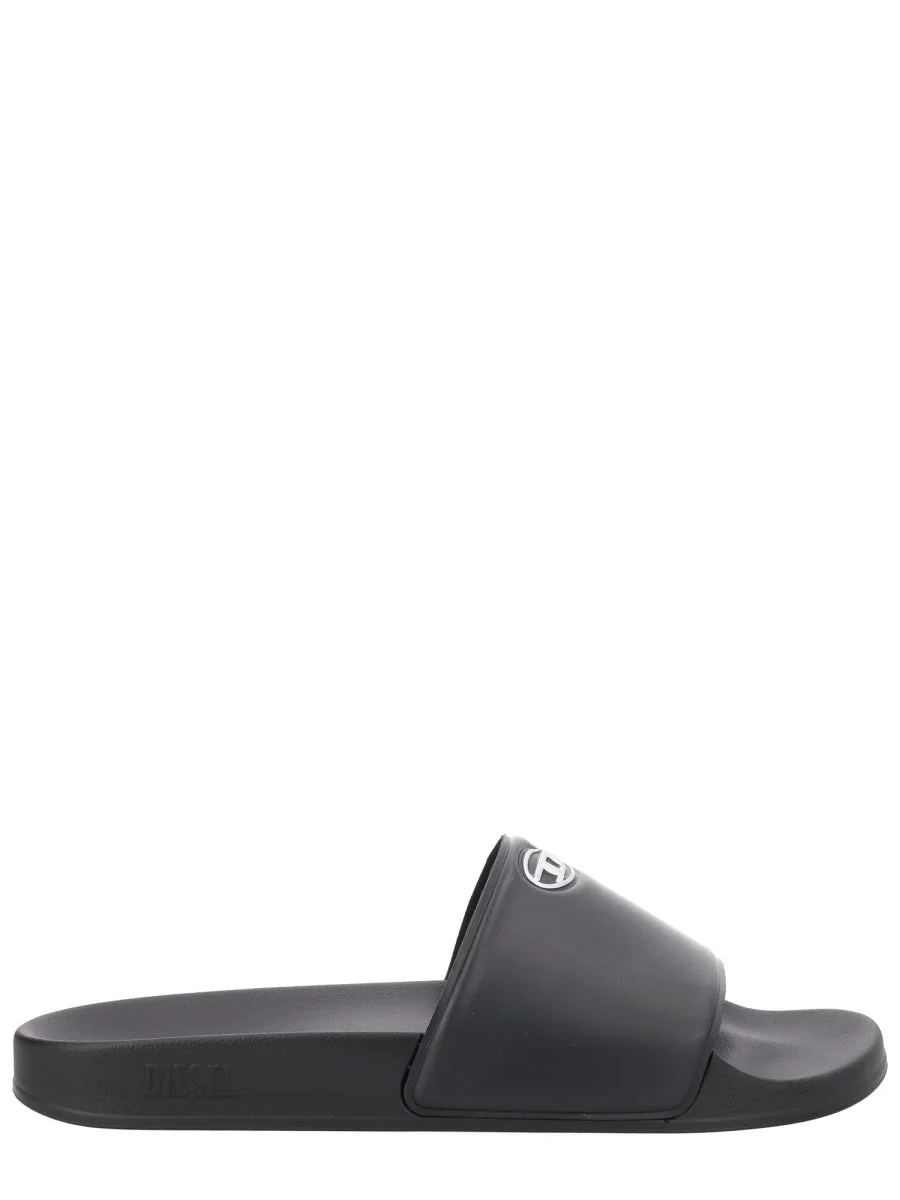 Diesel Men "Sa-Bloop" Slipper With Logo - 1