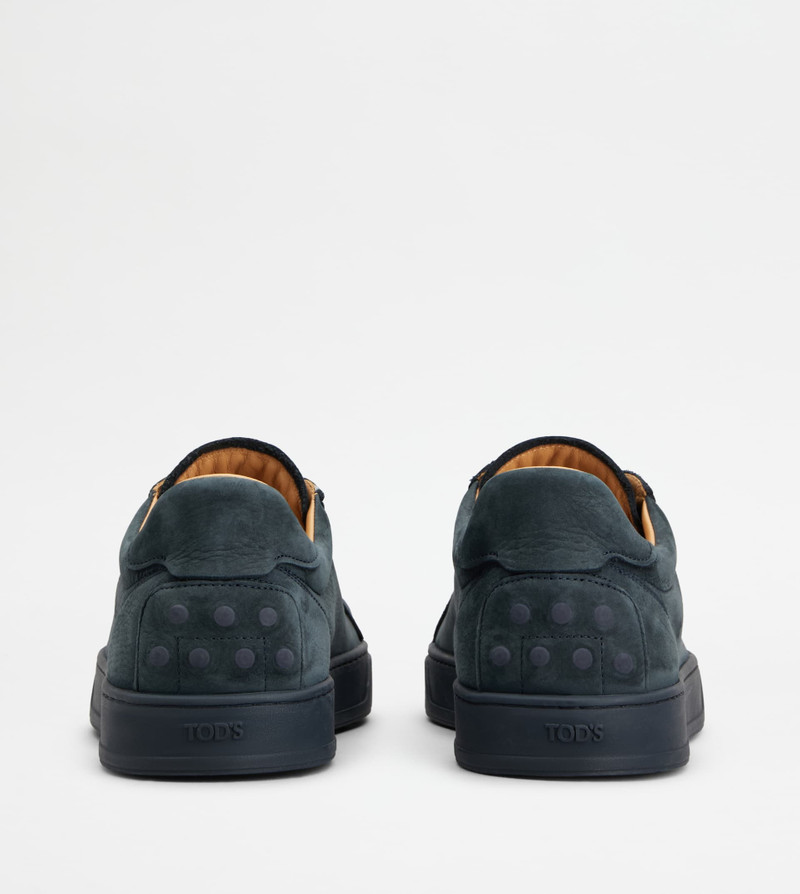 Tod's SNEAKERS IN NUBUCK - BLUE outlook