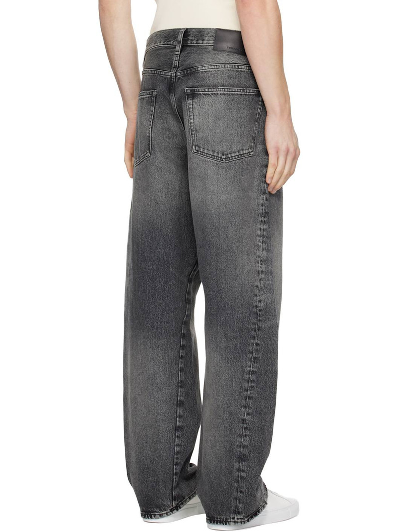 Black Wide Twist Jeans 3