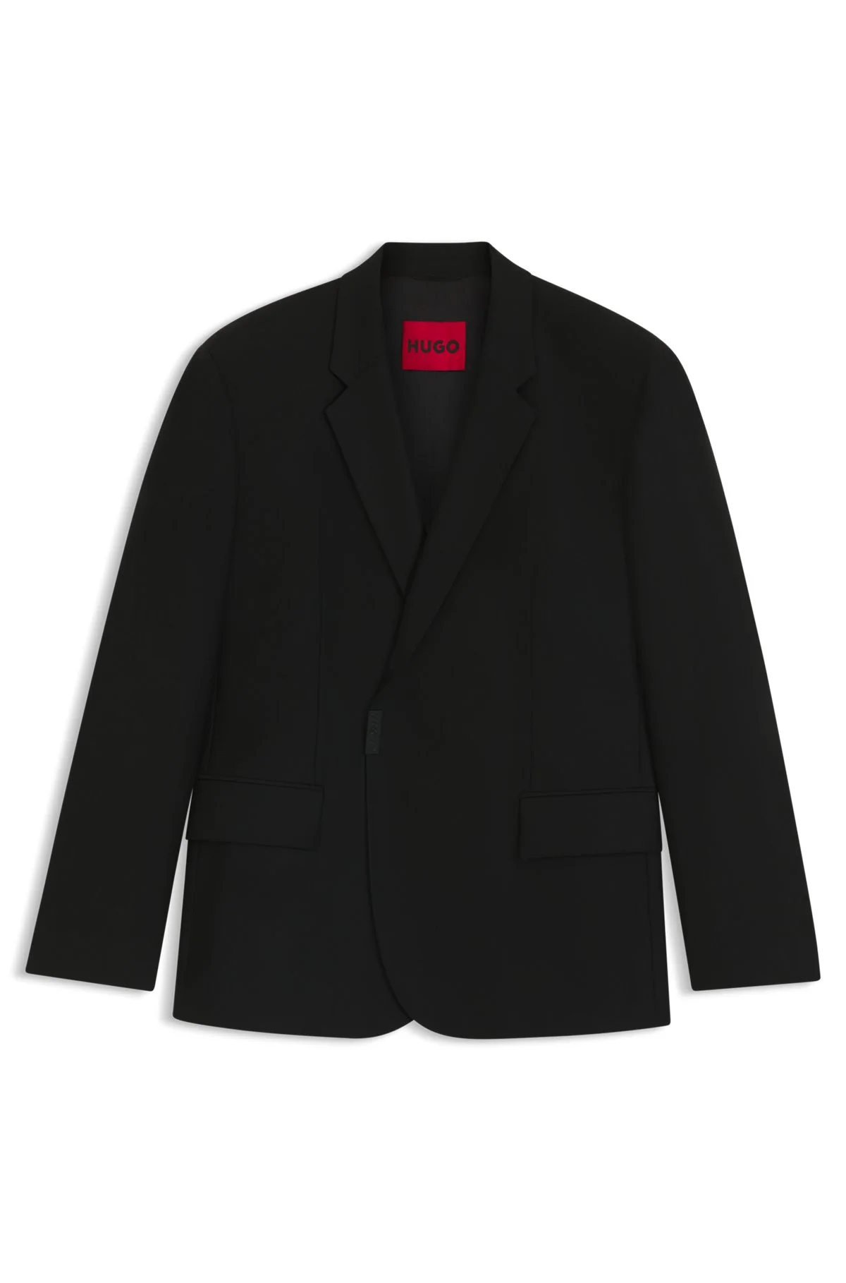 SLIM-FIT SUIT JACKET WITH LOGO CLOSURE - 1